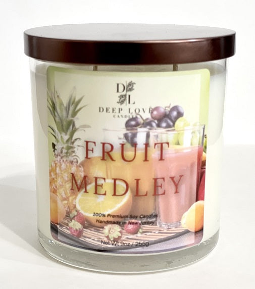 Fruit Medley - 9oz Double Wick Soy Candle