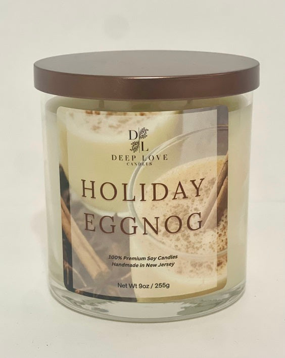 Holiday Eggnog - 9oz Double Wick Soy Candle